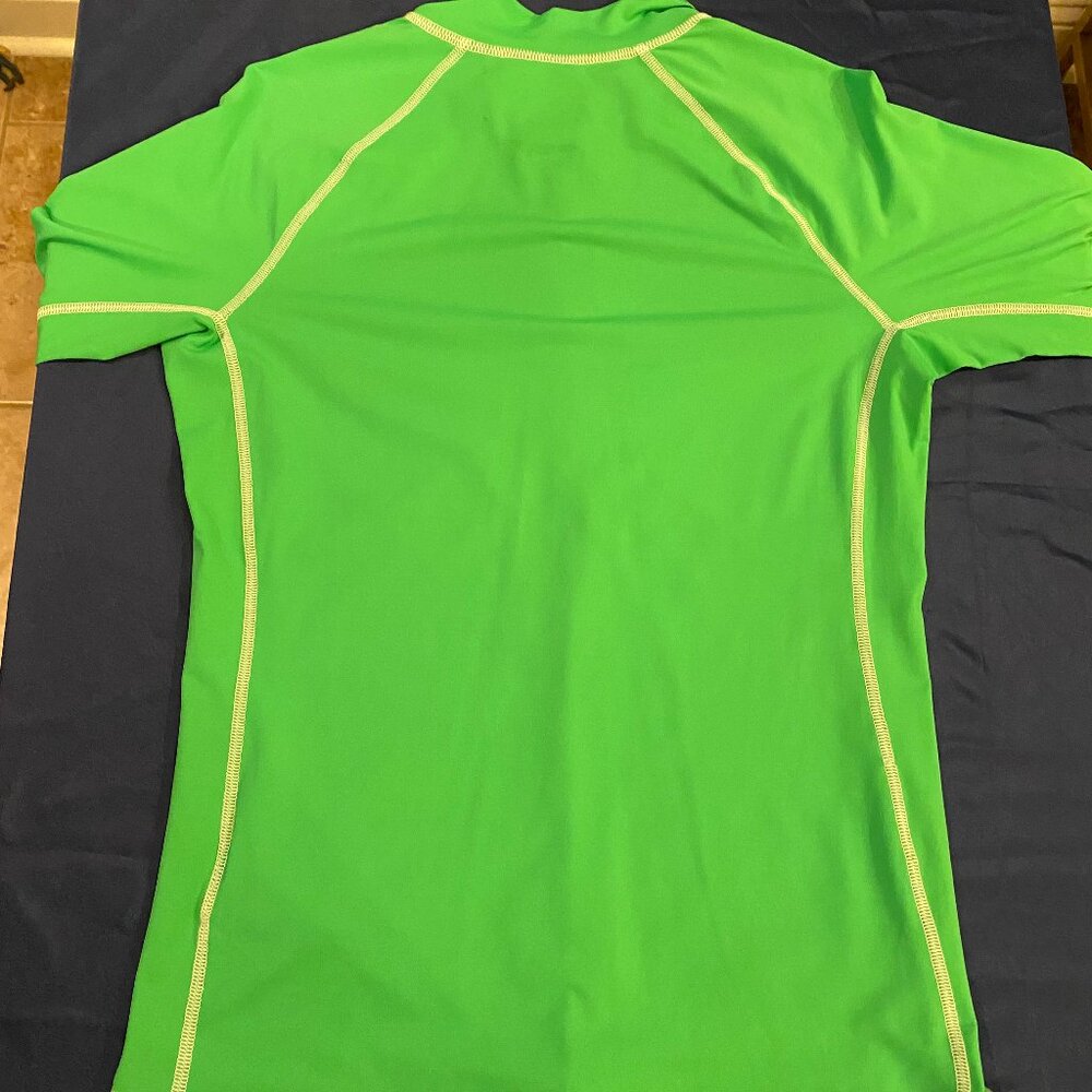 The North Face 1/4 Zip Shirt Womens Small Heather Green Flash Dry MEDIUM - Picture 5 of 6